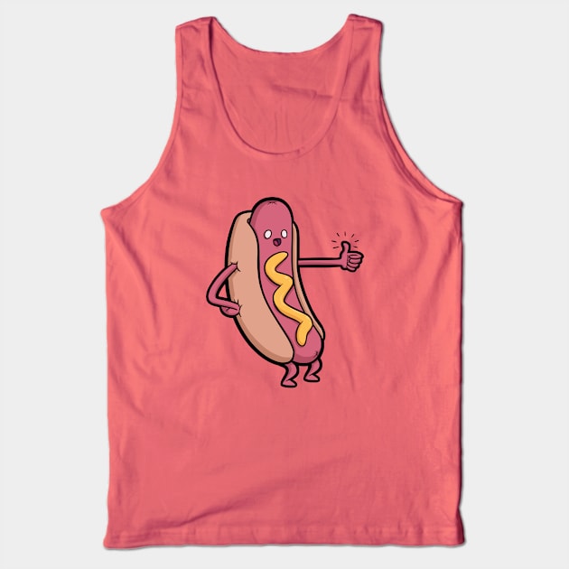 Hawt Dawg Fren Tank Top by Zach James Games